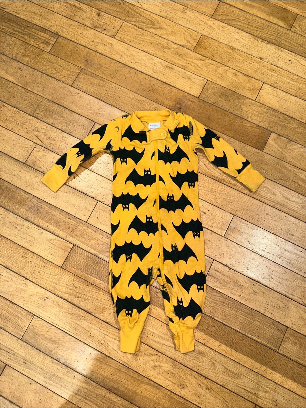 Baby Unisex Hanna Andersson long sleeve pajama onesie zip bag Halloween